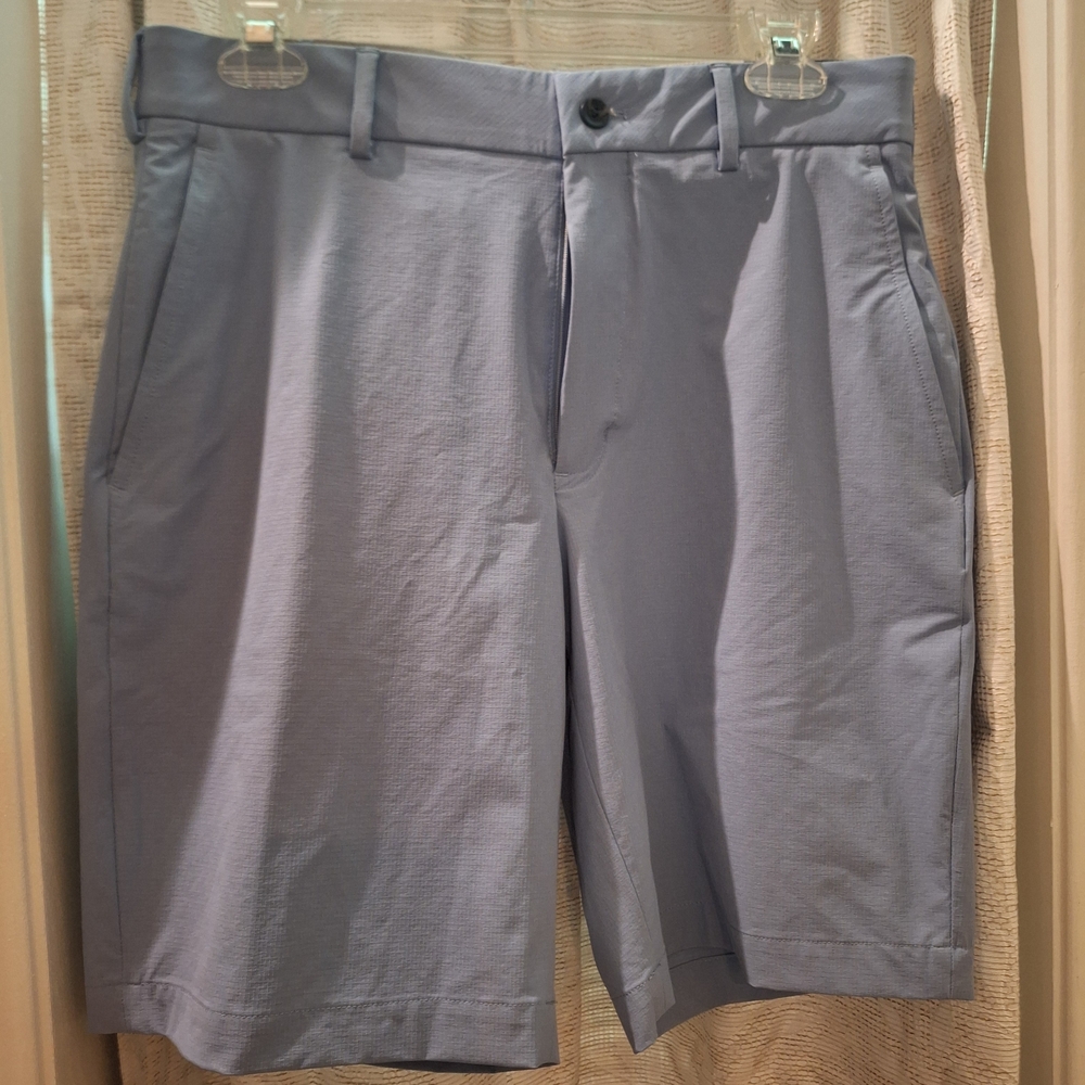 Walter Hagen Blue Flat Front Shorts Casual Style